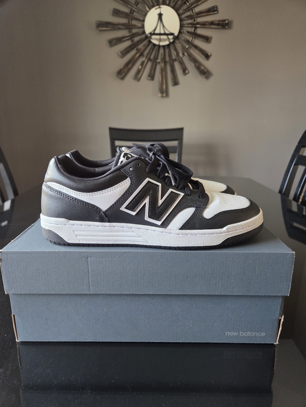 New Balance 480 Black/White